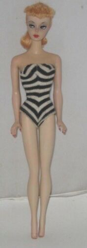 Original Barbie Blonde Ponytail Doll #2 with All Accessories in Box 1959