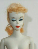 Original Blonde Ponytail Hair Barbie Doll Toy Mattel in Box #2 1959 Ivory Skin