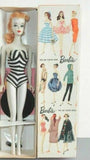 Original Blonde Ponytail Hair Barbie Doll Toy Mattel in Box #2 1959 Ivory Skin
