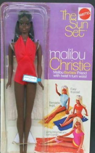 African American Francie Barbie Mattel Doll w Box 1970 Twist 'N Turn