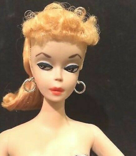 Blonde Ponytail Barbie #2 Doll Mattel in Box 1959 with Accessories