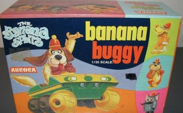 Hannah Barbera Banana Splits Buggy Car Monster Mobile Aurora Toy Model Kit